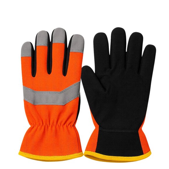 PAKNADA Cotton Reflector Work Gloves Heavy Duty, Durable Comfortable Fit - Picture 7 of 7